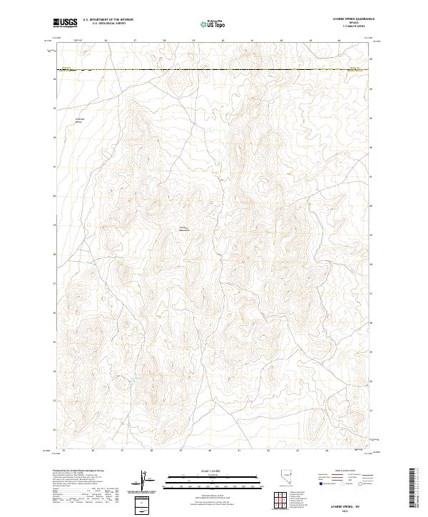 Ayarbe Spring topographic map thumbnail