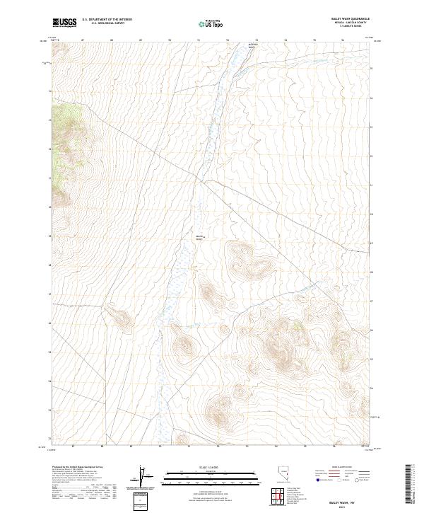 Bailey Wash topographic map thumbnail