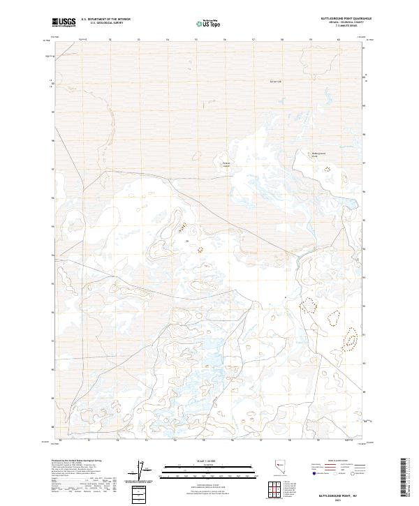 Battleground Point topographic map thumbnail