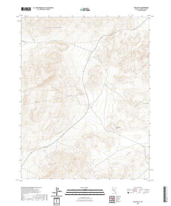 Belleville topographic map thumbnail