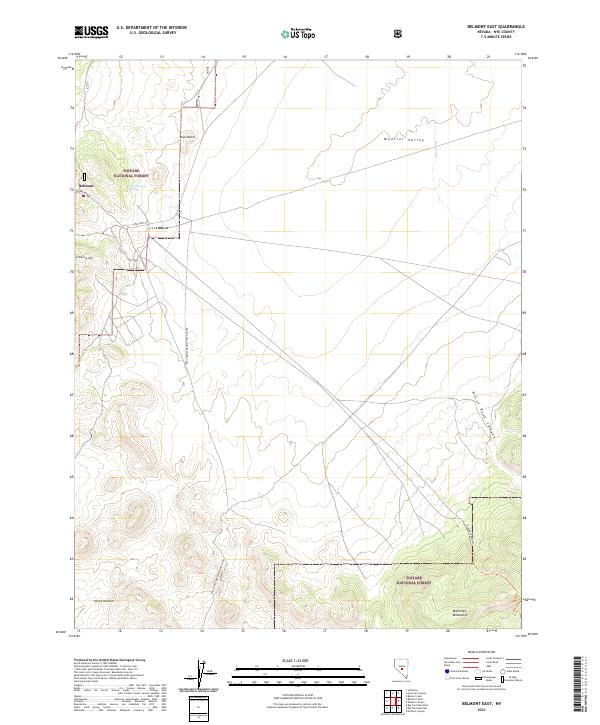 Belmont East topographic map thumbnail