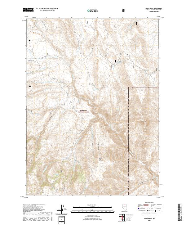 Black Ridge topographic map thumbnail