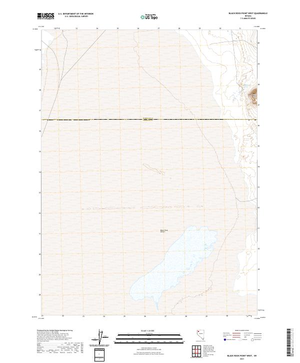 Black Rock Point West topographic map thumbnail