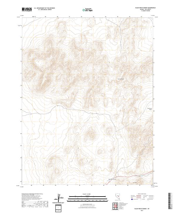 Black Rock Summit topographic map thumbnail
