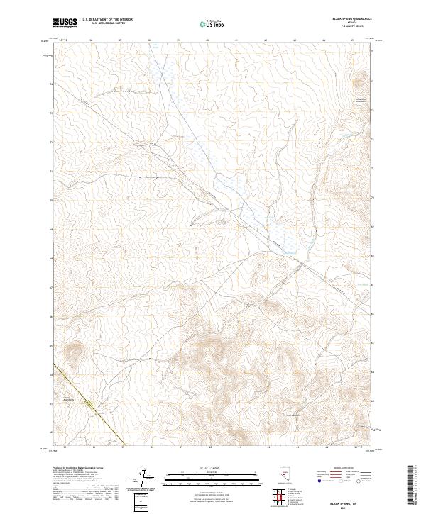 Black Spring topographic map thumbnail