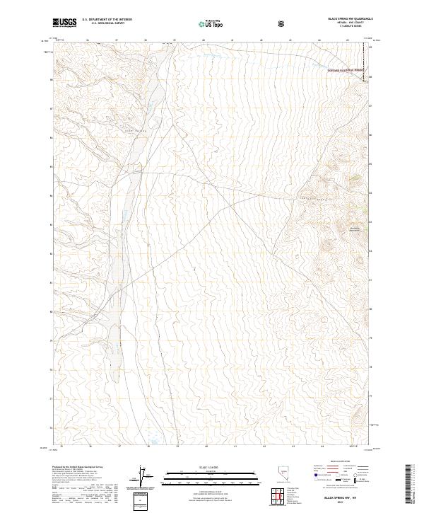 Black Spring NW topographic map thumbnail