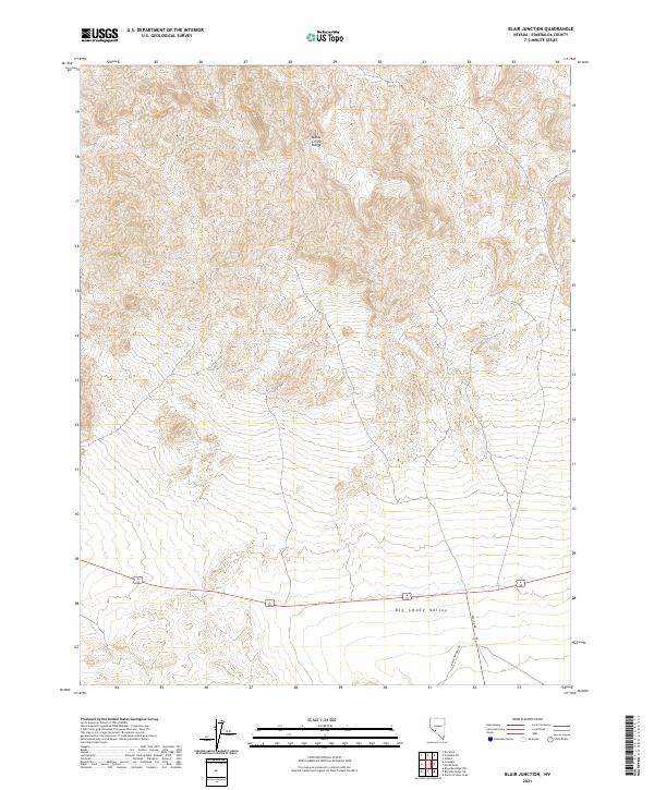 Blair Junction topographic map thumbnail