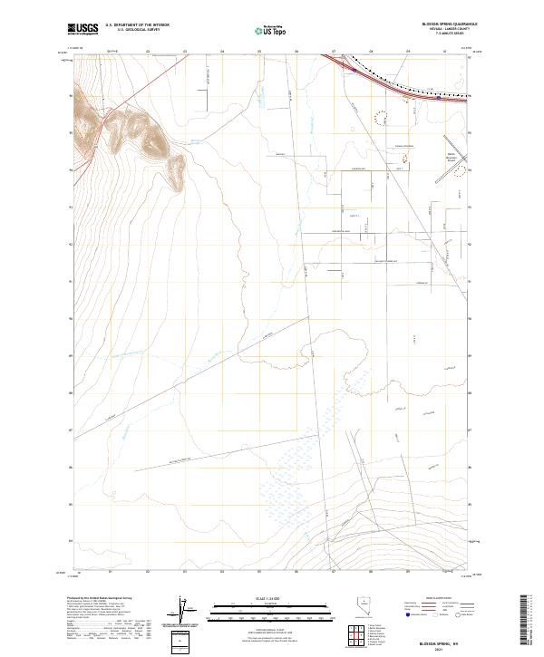 Blossom Spring topographic map thumbnail