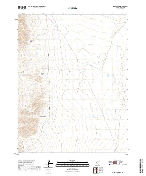 Blue Jay Spring topographic map thumbnail