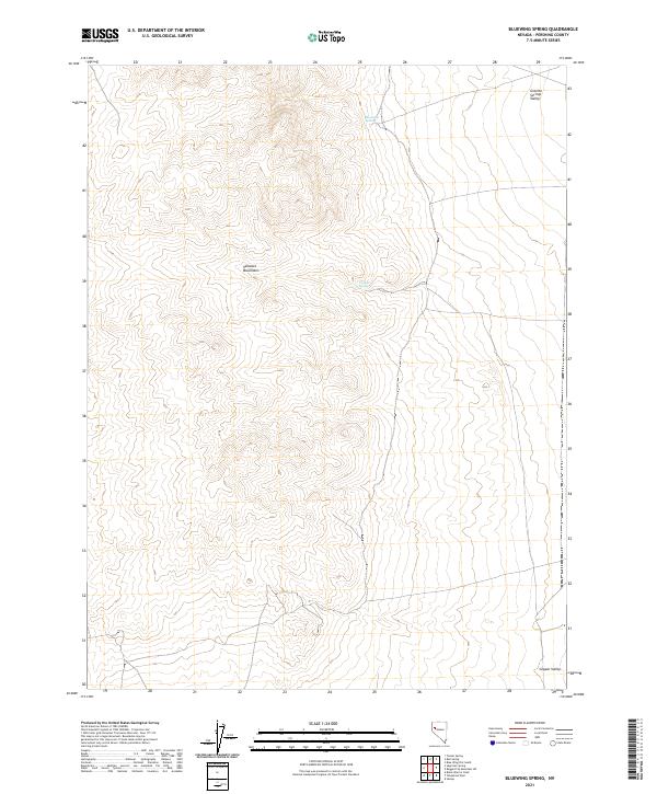Bluewing Spring topographic map thumbnail