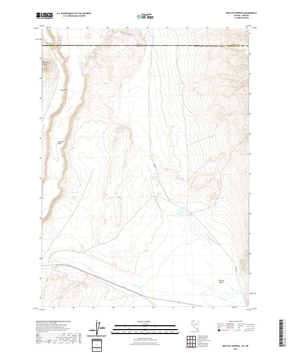 Bog Hot Springs topographic map thumbnail