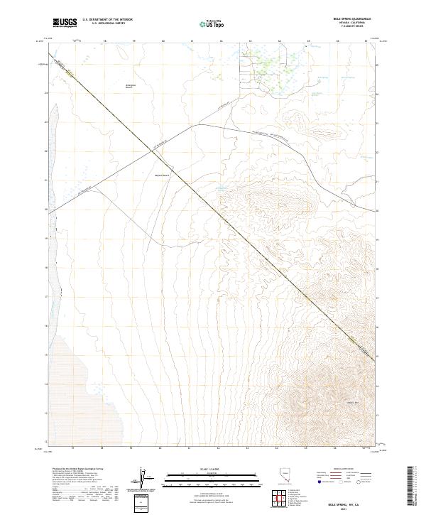 Bole Spring topographic map thumbnail