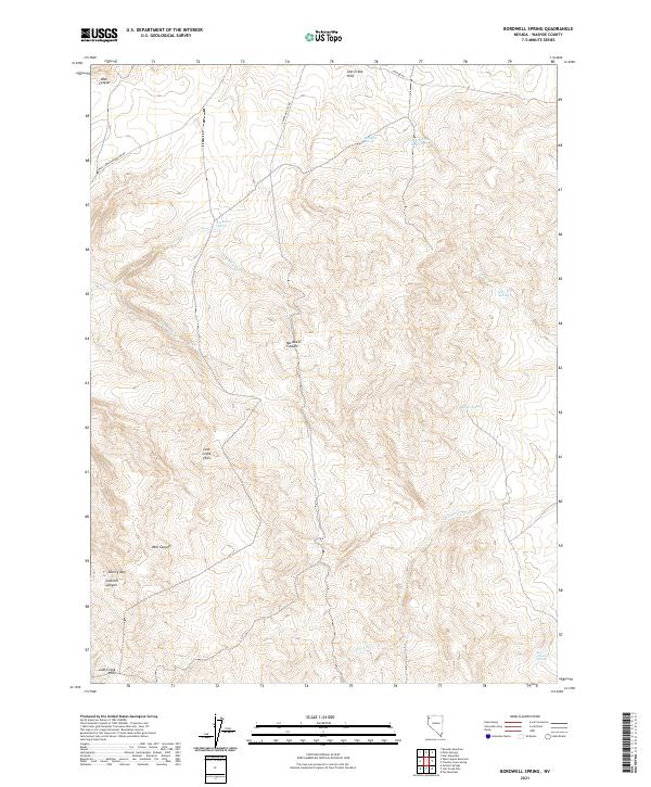 Bordwell Spring topographic map thumbnail
