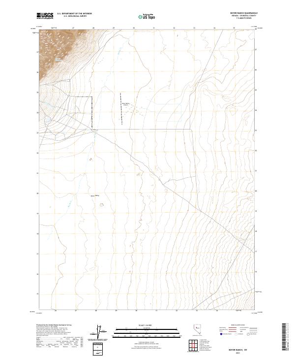 Boyer Ranch topographic map thumbnail