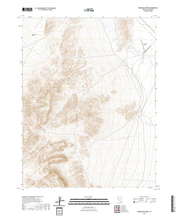 Bradshaw Spring topographic map thumbnail
