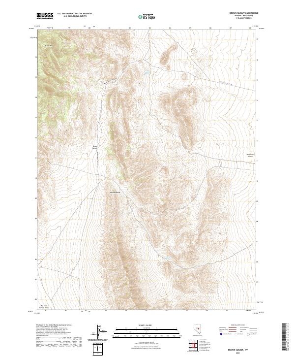 Brown Summit topographic map thumbnail