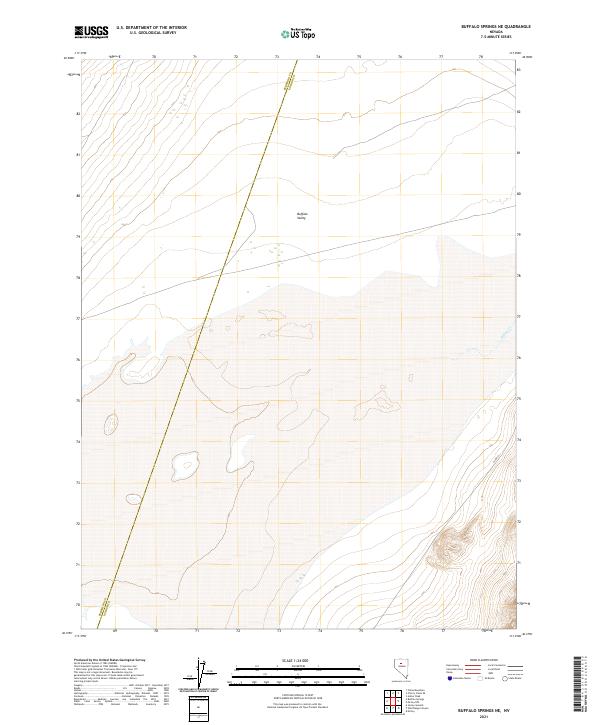 Buffalo Springs NE topographic map thumbnail