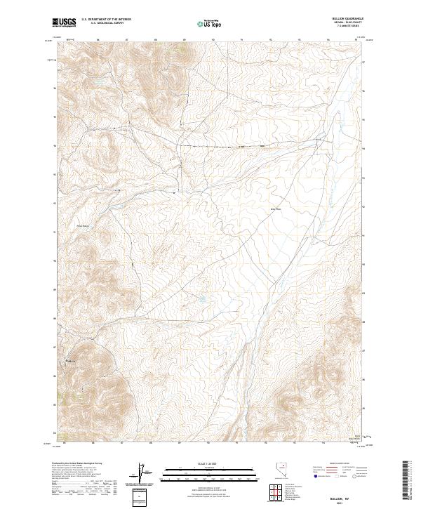 Bullion topographic map thumbnail