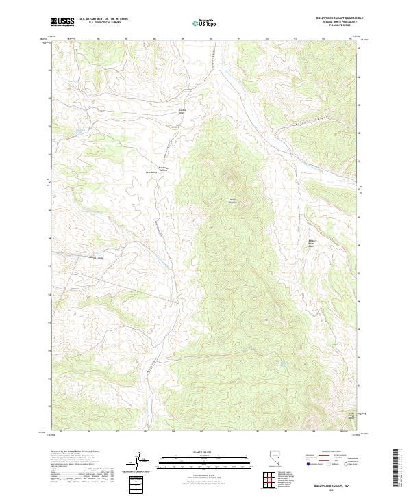Bullwhack Summit topographic map thumbnail