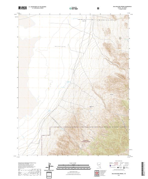 Bullwhacker Springs topographic map thumbnail