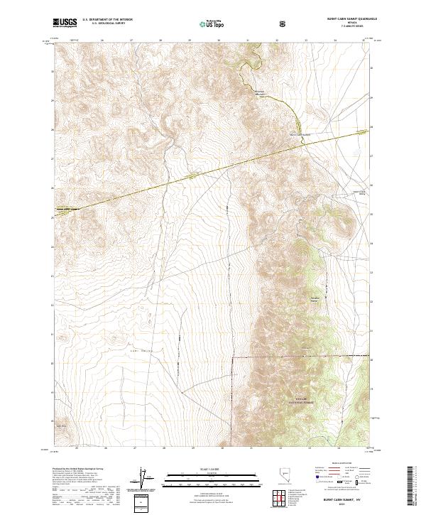 Burnt Cabin Summit topographic map thumbnail