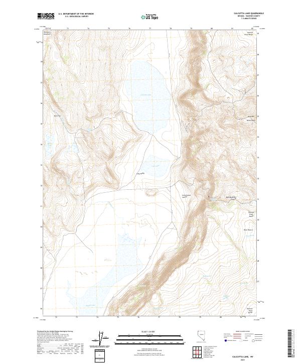 Calcutta Lake topographic map thumbnail