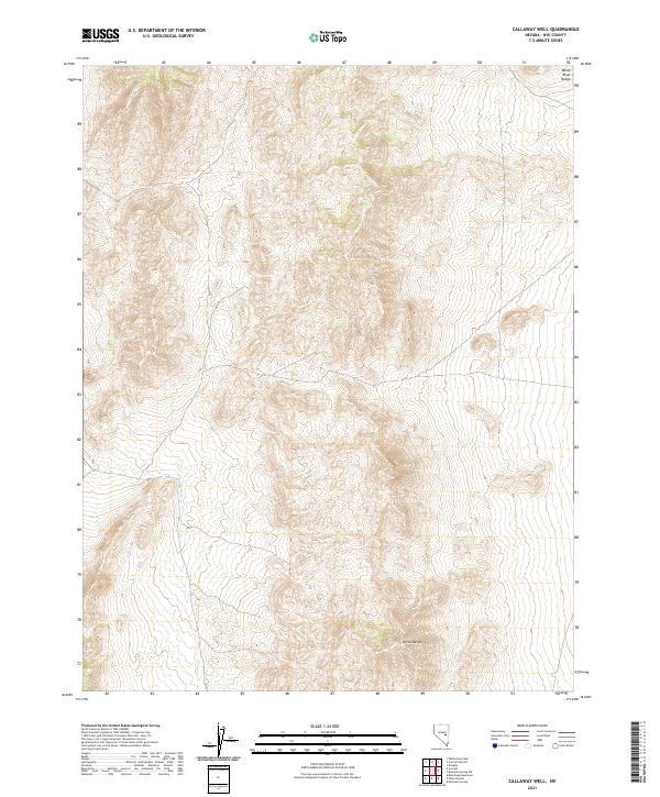 Callaway Well topographic map thumbnail