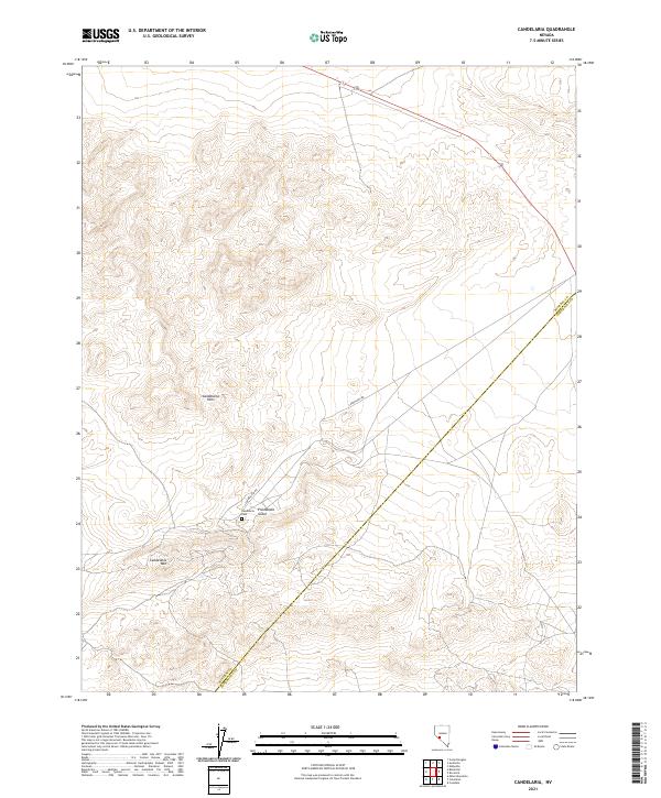 Candelaria topographic map thumbnail