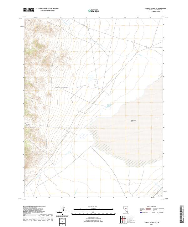 Carroll Summit SE topographic map thumbnail