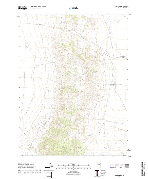 Chase Spring topographic map thumbnail