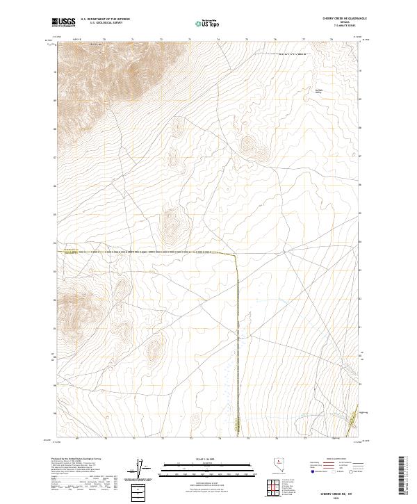 Cherry Creek NE topographic map thumbnail