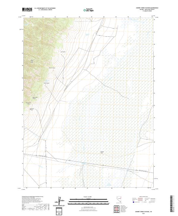 Cherry Creek Station topographic map thumbnail