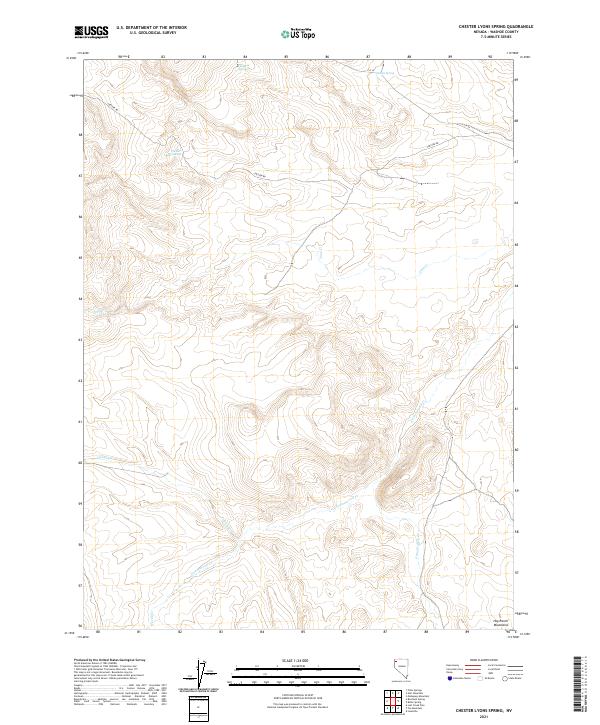 Chester Lyons Spring topographic map thumbnail
