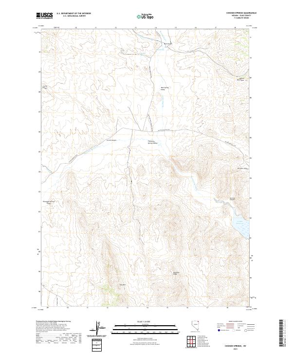 Chicken Springs topographic map thumbnail