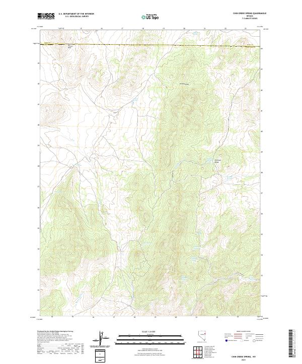 Chin Creek Spring topographic map thumbnail