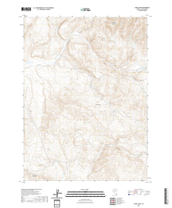China Camp topographic map thumbnail
