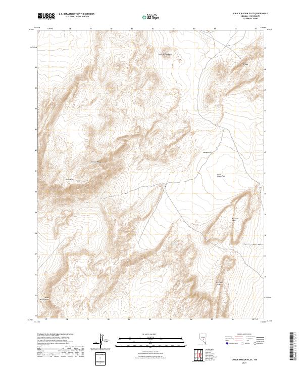 Chuck Wagon Flat topographic map thumbnail