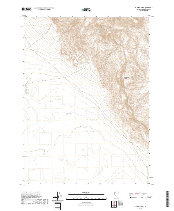 Clapper Creek topographic map thumbnail