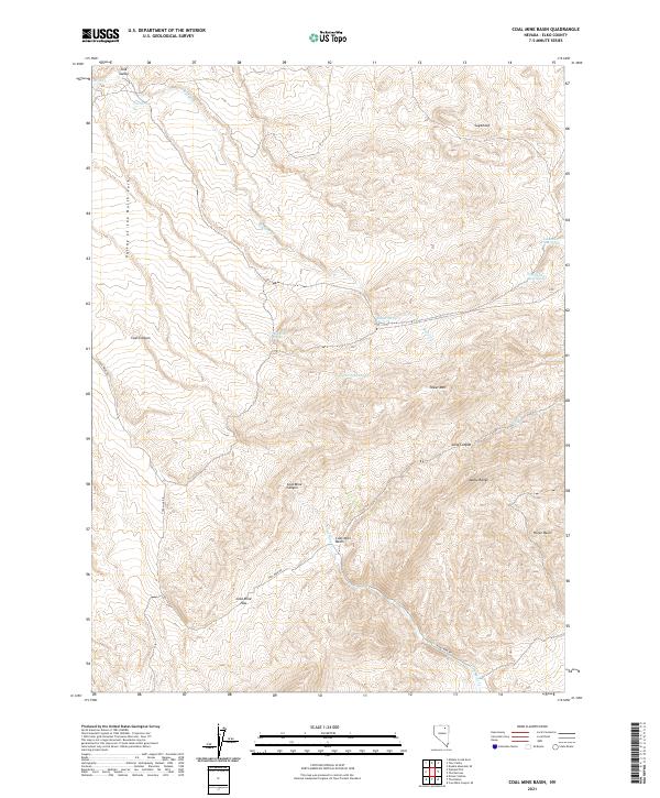 Coal Mine Basin topographic map thumbnail