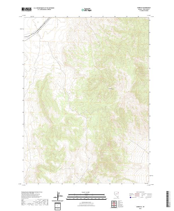 Cobre SE topographic map thumbnail