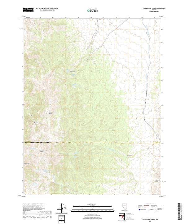 Cockalorum Spring topographic map thumbnail