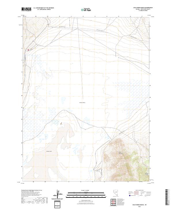 Cold Creek Ranch topographic map thumbnail