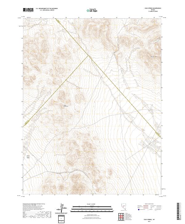 Cole Spring topographic map thumbnail