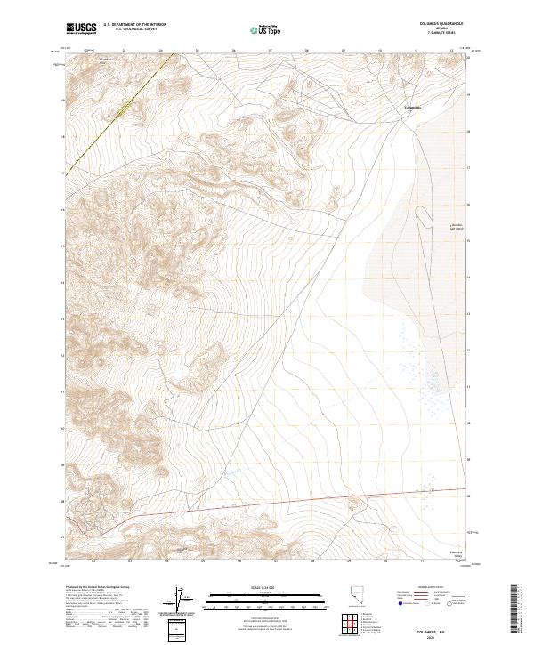 Columbus topographic map thumbnail