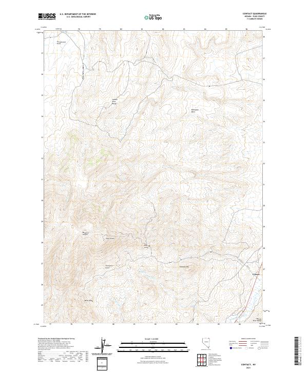 Contact topographic map thumbnail