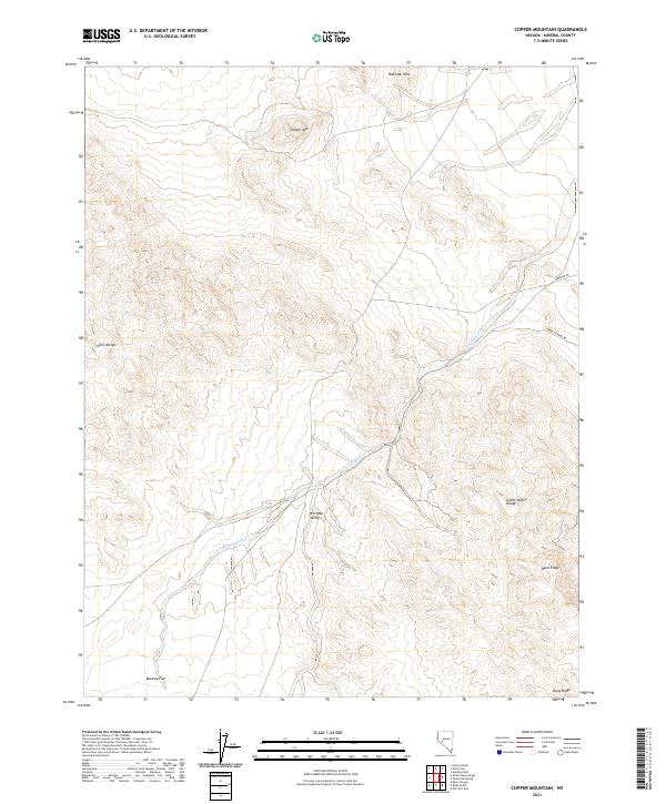 Copper Mountain topographic map thumbnail