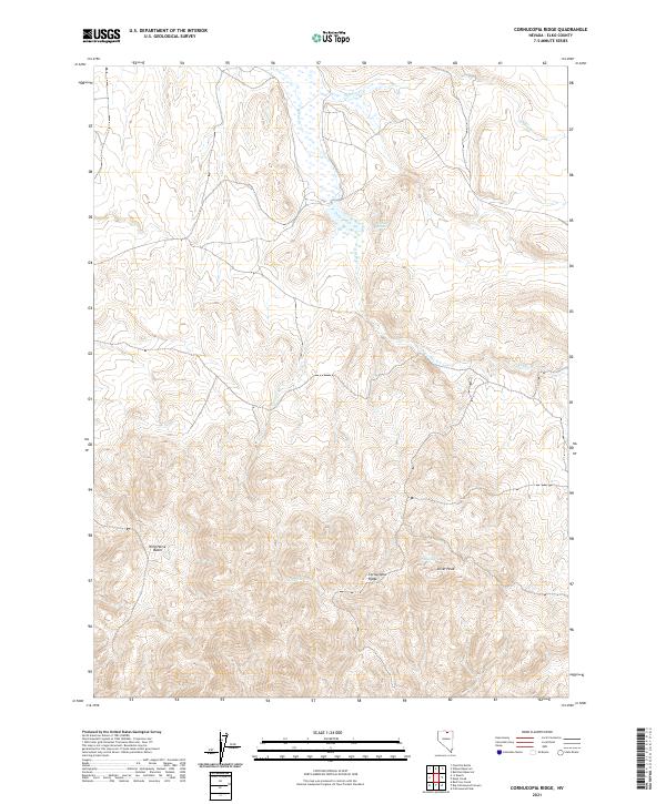 Cornucopia Ridge topographic map thumbnail