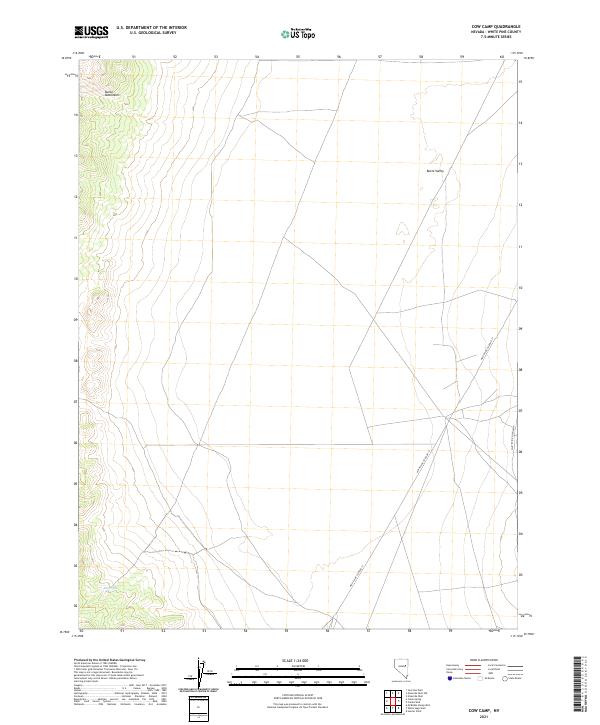 Cow Camp topographic map thumbnail