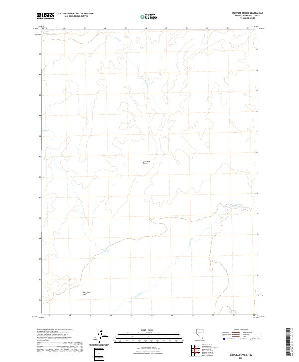 Crowbar Spring topographic map thumbnail