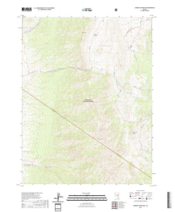 Currant Mountain topographic map thumbnail